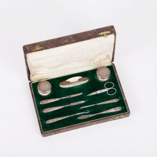 Antique Silver Manicure Set in Original Box