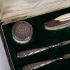 Antique Silver Manicure Set in Original Box