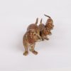Antique Colored Wien Bronze. Dimensions: 4,5 x 12,5 x 5 cm.