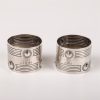 A pair of silver napkin rings - Image 3