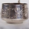 French silver plated tea cup & saucer. - Image 8