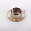 French silver plated tea cup & saucer - Image 3