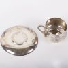 French silver plated tea cup & saucer - Image 7