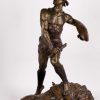 The bronze composition "the Victorious Gladiator"