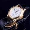 (English) Philippe Patek gold men"s wrist watch with leather strap - 图片 3