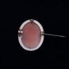 Vintage antique gold 375 cameo elegant brooch - Image 3