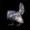 Sterling silver figure of a cock