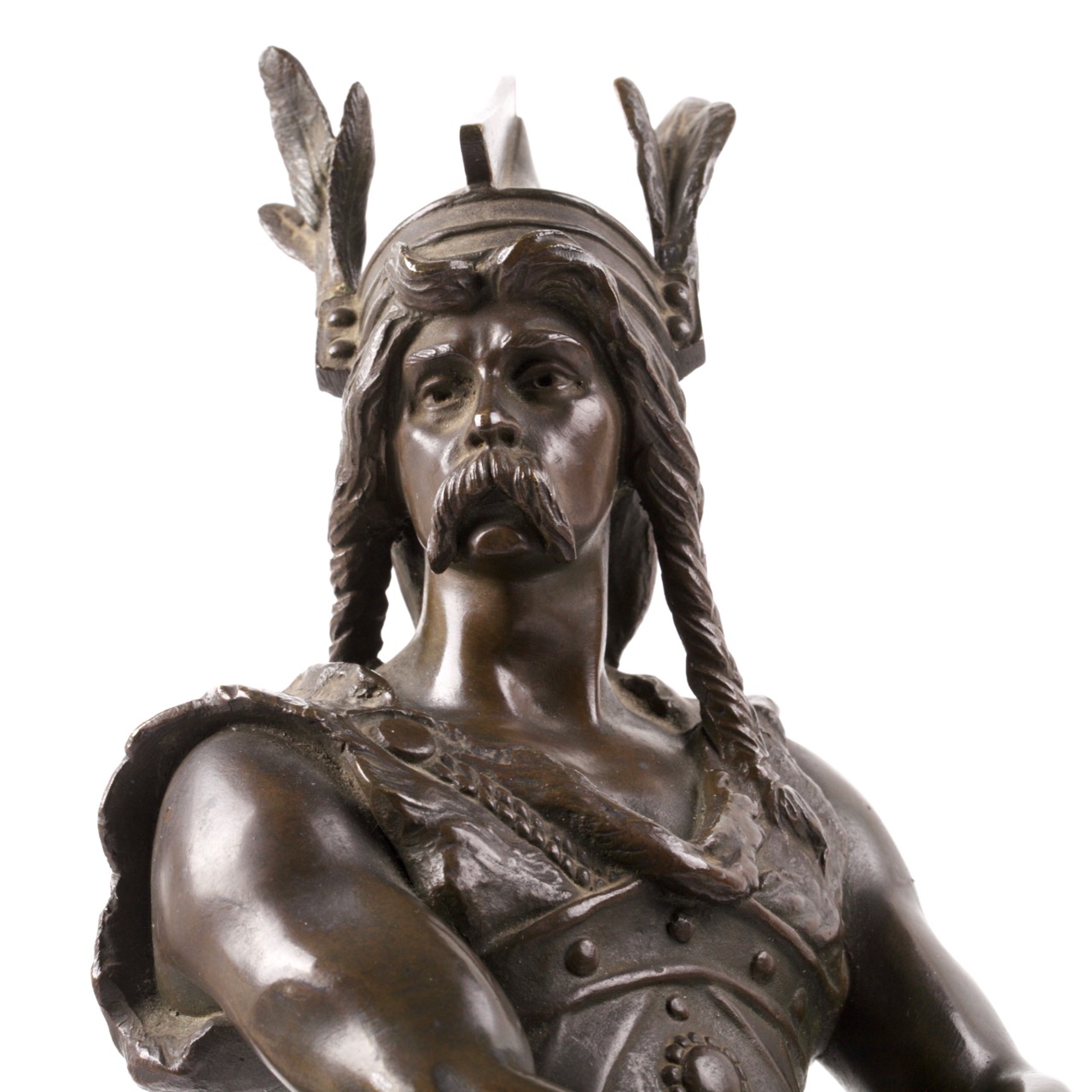 Sold at Auction: Jooris von Gent, * A Belgian Art Nouveau Bronze Bust,  Height overall 8 3/4 inches.