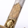 German Bavarian damascus sword with rare cutted guard and wide blade - Image 11