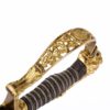 German Bavarian damascus sword with rare cutted guard and wide blade - Image 6