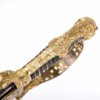 German Bavarian damascus sword with rare cutted guard and wide blade - Image 5