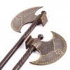 (English) A pair of 19th Century Indo-Persian Tabar axes