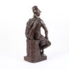 (English) Bronze sculpture “Le courage militaire by French sculptor Paul Dubois - Image 4