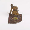 (English) Small miniature bronze figure of islamic warrior — изображение 2