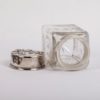 (English) Antique glass and silver tea caddy - 图片 5