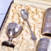 French silver egoist set in a box - Image 5