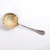 French silver serving spoon in the shape of a shell - Image 3