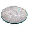 Vintage malachite oval chess board - Image 4