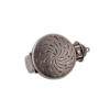 Silver lipstick holder with mirror
