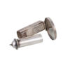 Silver lipstick holder with mirror