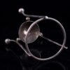 English silver plated bottle stand - Image 4