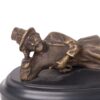 A Russian bronze composition "Relaxing shepherd" - Image 6
