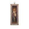A Russian silver-gilt and filigree enamel icon of Saint Nikolay the Wonderworker