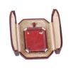Elegant Faberge silver and guilloche enamel photo frame