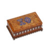 An Unusual Russian Karelian wood and enamel box