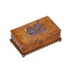 An Unusual Russian Karelian wood and enamel box - Image 8