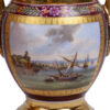 An interesting Russian porcelain and painting coffee set with a views of Feodosia - Image 8