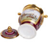 An interesting Russian porcelain and painting coffee set with a views of Feodosia - Image 4