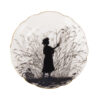 A set of six porcelain plates with a peasant children depiction by Elizabeth Bem - Image 5