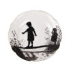 A set of six porcelain plates with a peasant children depiction by Elizabeth Bem - Image 4