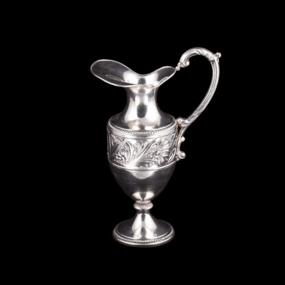 A Spanish silver pitcher 30 cm