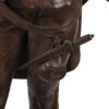 An Antique French bronze sculpture "Troubadour" by Emile-Louis PICAULT (1833-1915)