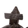An antique bronze sculpture "Beware of the dog". Signed PROSPER LECOURTIER (1855 - 1924) and dated 1879.