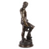 A Sculpture in bronze "Travail Gaulois" by A. MASJOUILLE