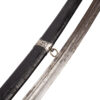 A Caucasian Silver Shashka with Niello and Engraved Blade GASAN