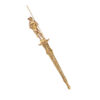 A nice small 19th century detailed romantic dagger Very detailed and gilded bronze dagger.
