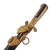 A Bavarian presentation hirswanger, dagger, sword with decorated blue gilding blade