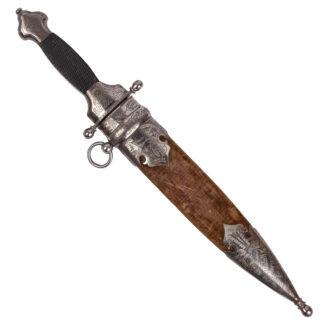A Rare Russian hunting knife Zlatoust decorated with engravings, late 19th century.