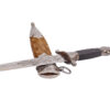 A Rare Russian hunting knife Zlatoust decorated with engravings, late 19th century.