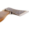 A very rare Russian (early Soviet) decorative axe with scenes of forest cuttin and South Urals landscape - Image 3