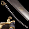M-1827 Russian cavalry officer’s sword Shaf&Sons with damascus blade