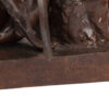An Antique Bronze Sculpture “Le courage militaire" by Paul Dubois (1829 – 1905)