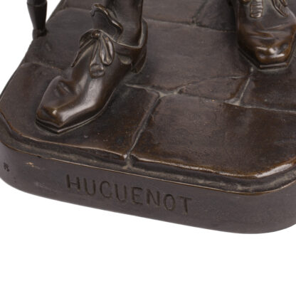Buy A sculpture of Huguenot by Armand Jules Le Véel (1821–1905)