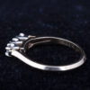 Gold ring with 3 diamonds - Image 5