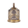 Russian silver gilded cup holder "Kubachi" - Image 3