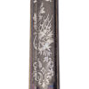 A Bavarian presentation hirswanger, dagger, sword with decorated blue gilding blade.